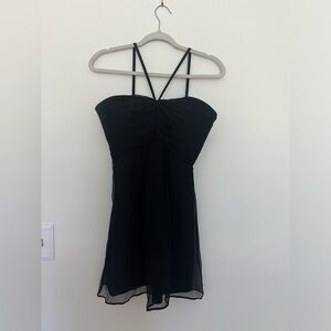 Black mini dress size 2